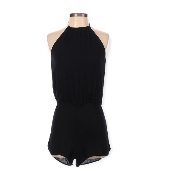 YFB Arnette Black Halter Romper - Picture 3 of 4